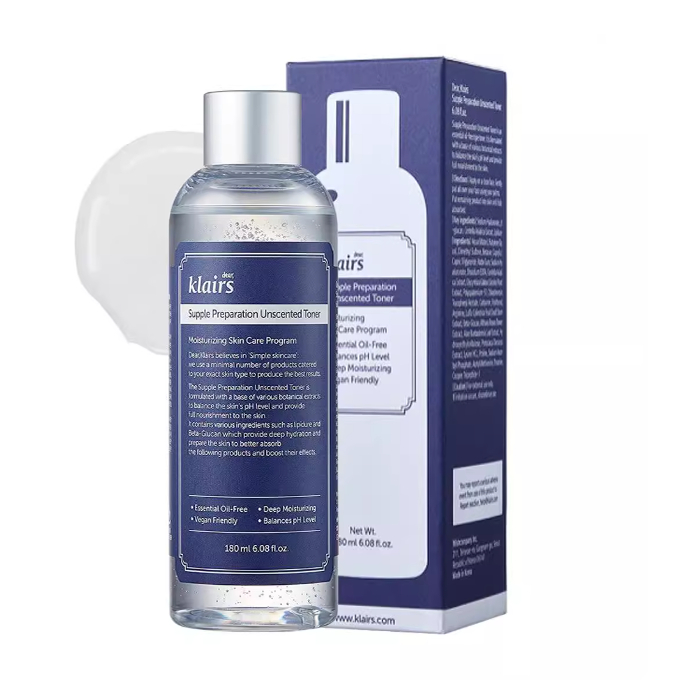 [KLAIRS] Supple Preparation Unscented Toner 6.08 fl oz, Ligh