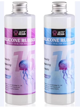 LET'S RESIN Silicone Mold Making Kit-Translucent Silicone Ru