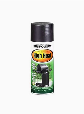 Rust-Oleum 7778830 High Heat Enamel Spray, 12 oz, 黑色