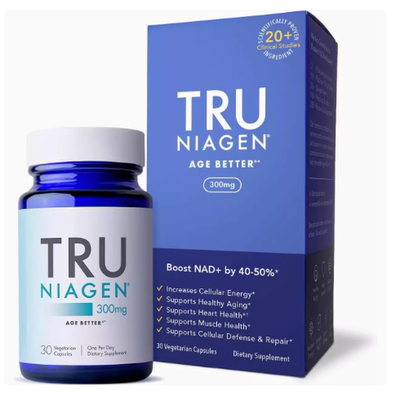 美国代购TRU NIAGEN - Patented Nicotinamide Riboside NAD+ Sup