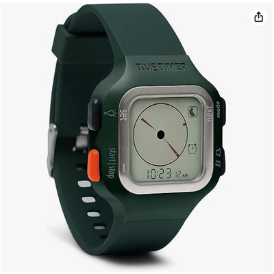 美国Time Timer Watch 视觉模拟和数字计时器手表