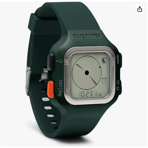 美国Time Timer Watch 视觉模拟和数字计时器手表