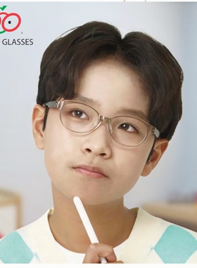 韩国进口番茄青少年儿童眼镜架TJD男孩8-10-12岁近视离焦专用超轻