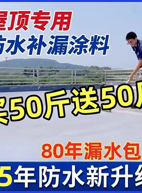 强效防水屋顶防水补漏专用涂料楼顶堵漏王外墙裂缝补漏防水胶加强
