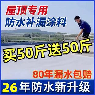 强效防水屋顶防水补漏专用涂料楼顶堵漏王外墙裂缝补漏防水胶加强