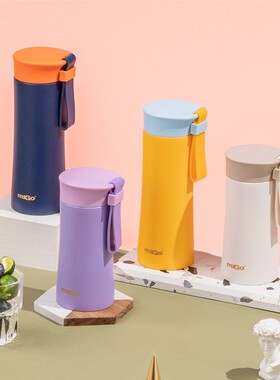migo保温杯316不锈钢食品级正品女士高颜值可爱小便携ins风水杯