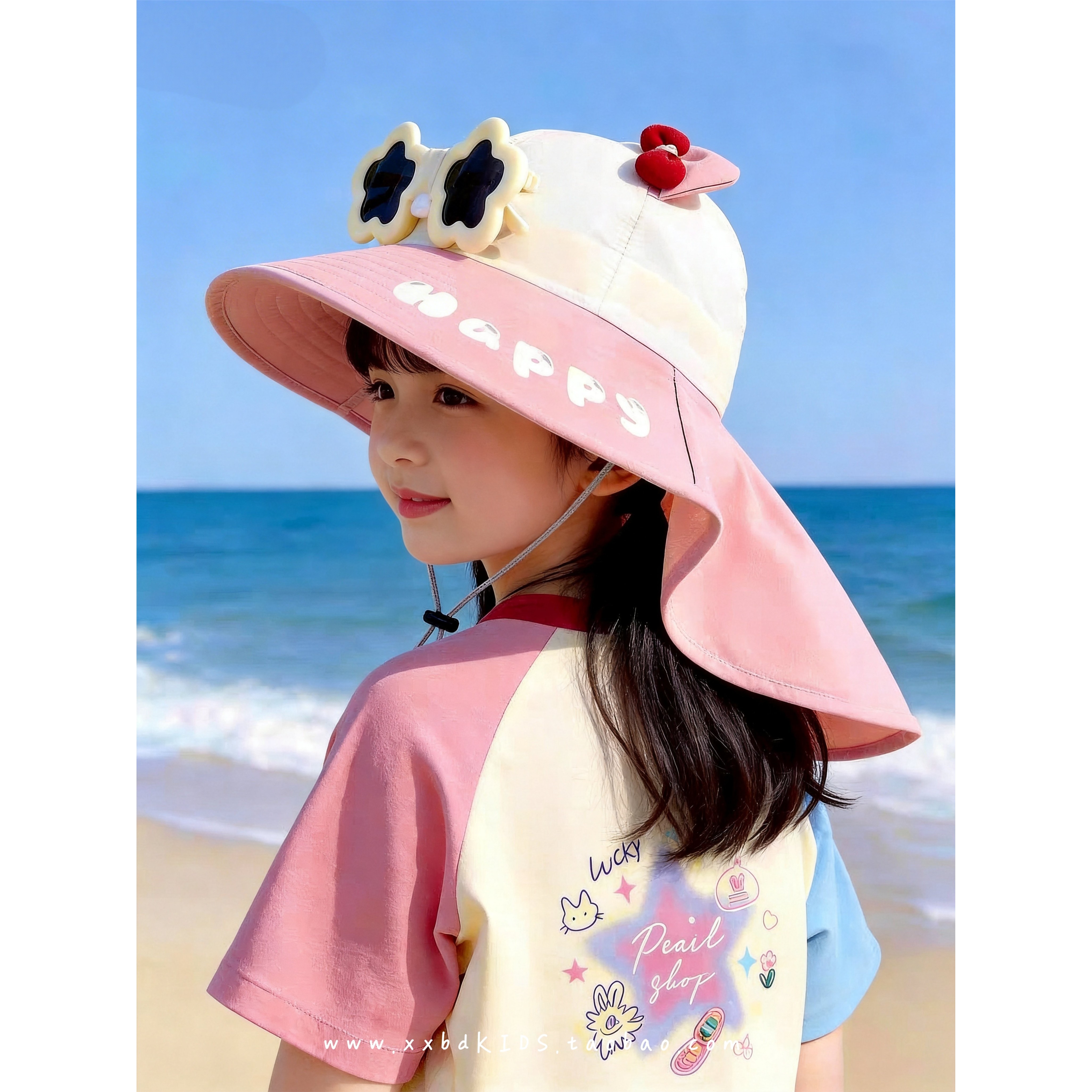 儿童遮阳帽子夏季薄款防