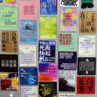 摇滚冰箱贴乐队周边文创磁吸万青回春丹赵雷结婚记海鸥音乐节物料