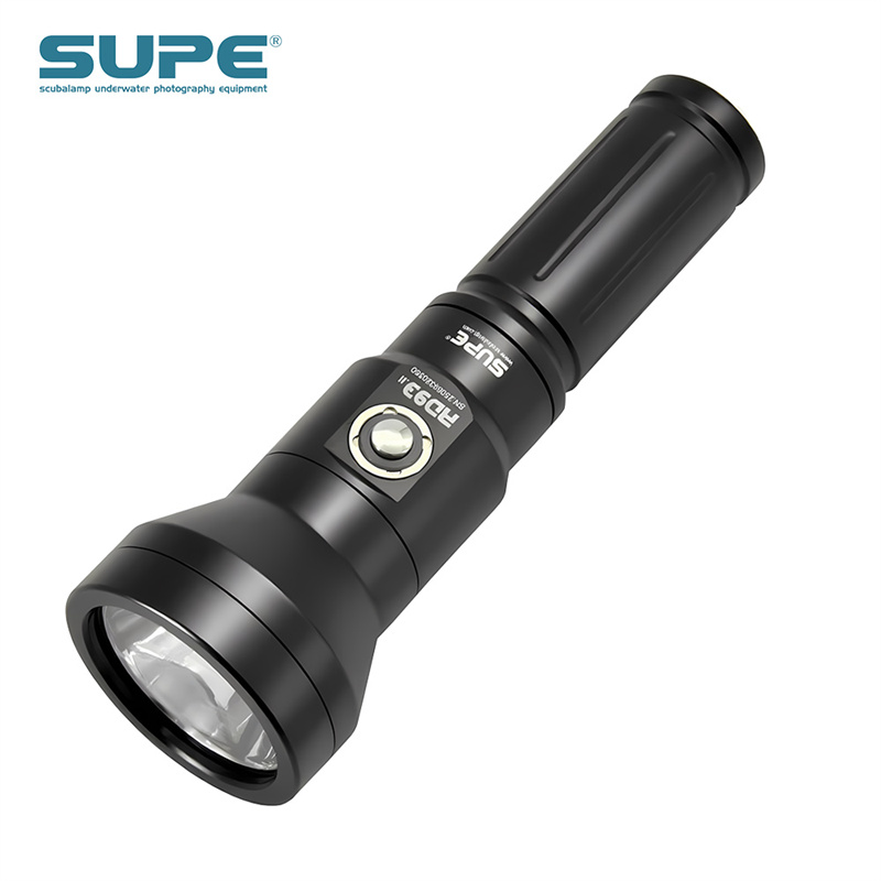SUPE RD93 V2新款3000流明潜水手电筒26800锂电池续航2.5小时