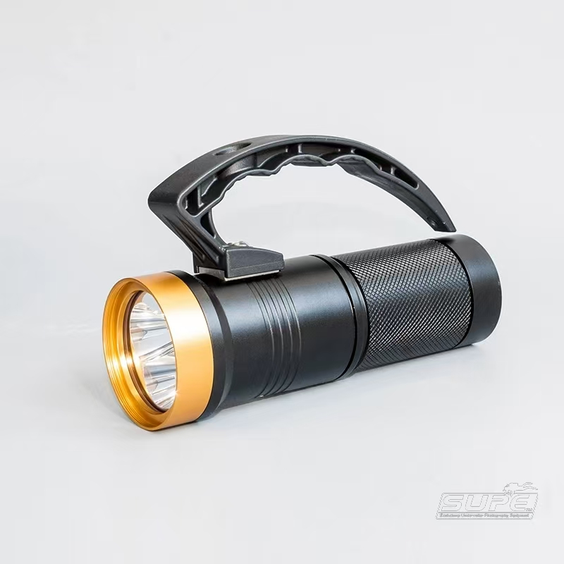 scubalamp/SUPE RD95潜水手电筒聚光远射4000流明潜水灯手提灯
