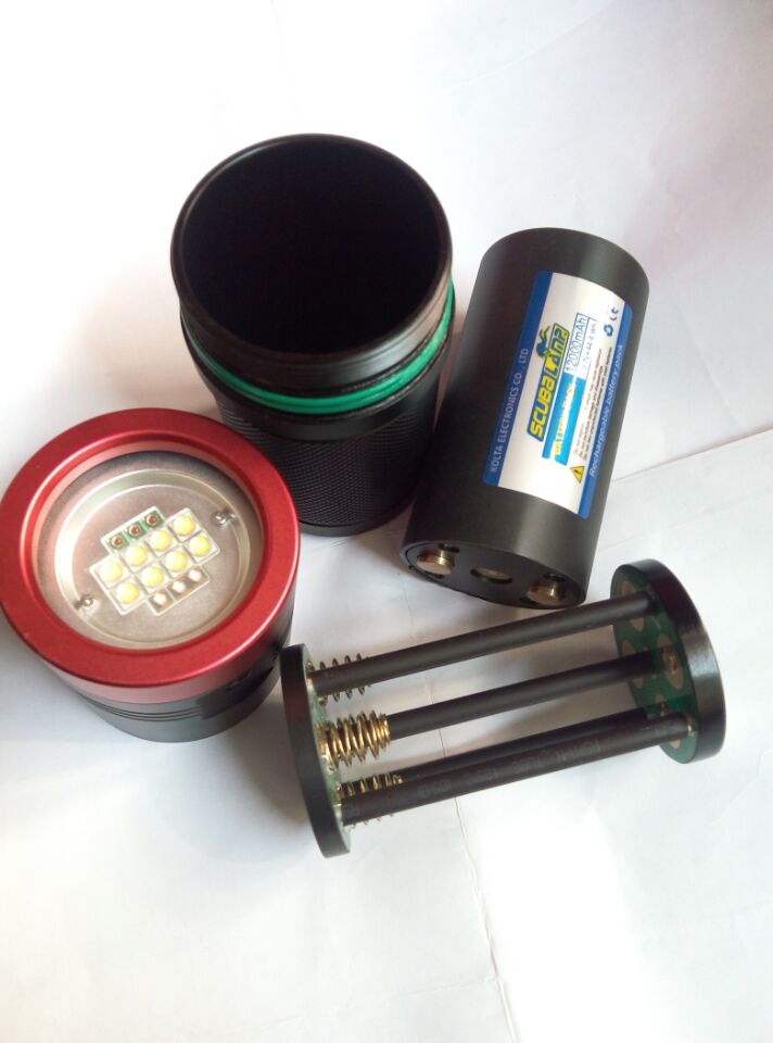 Scubalamp PV52S/PV62S潜水手电筒外壳配件 电池包 电池架