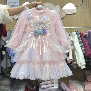 洋气超仙洛丽塔公主裙 新款 642哈哈家 重工高品质女童冬季