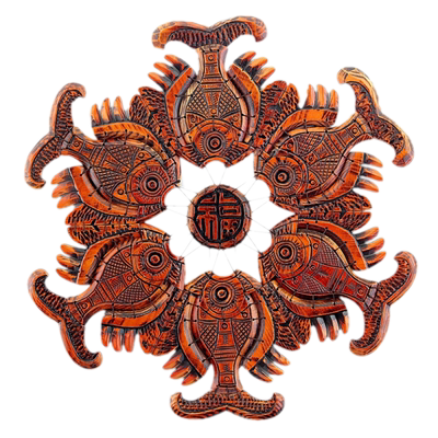 六鱼福创意家居壁饰壁