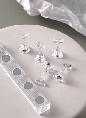 美甲透明练习棋子练习架