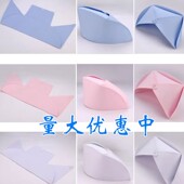 悦兰心护士帽薄款 夏季 粉色白色燕尾帽硬挺加杠 实习生厚款 包邮