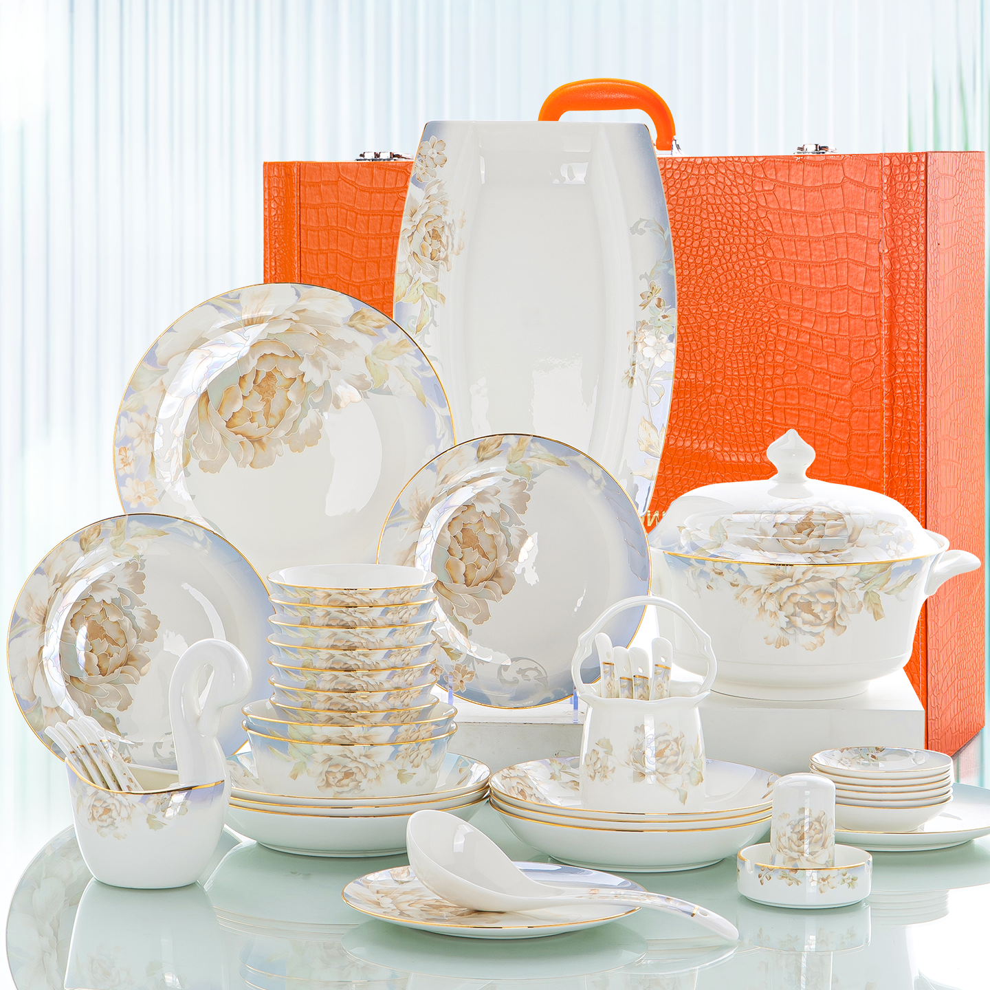 韵之和陶瓷中式大众高颜值陶瓷