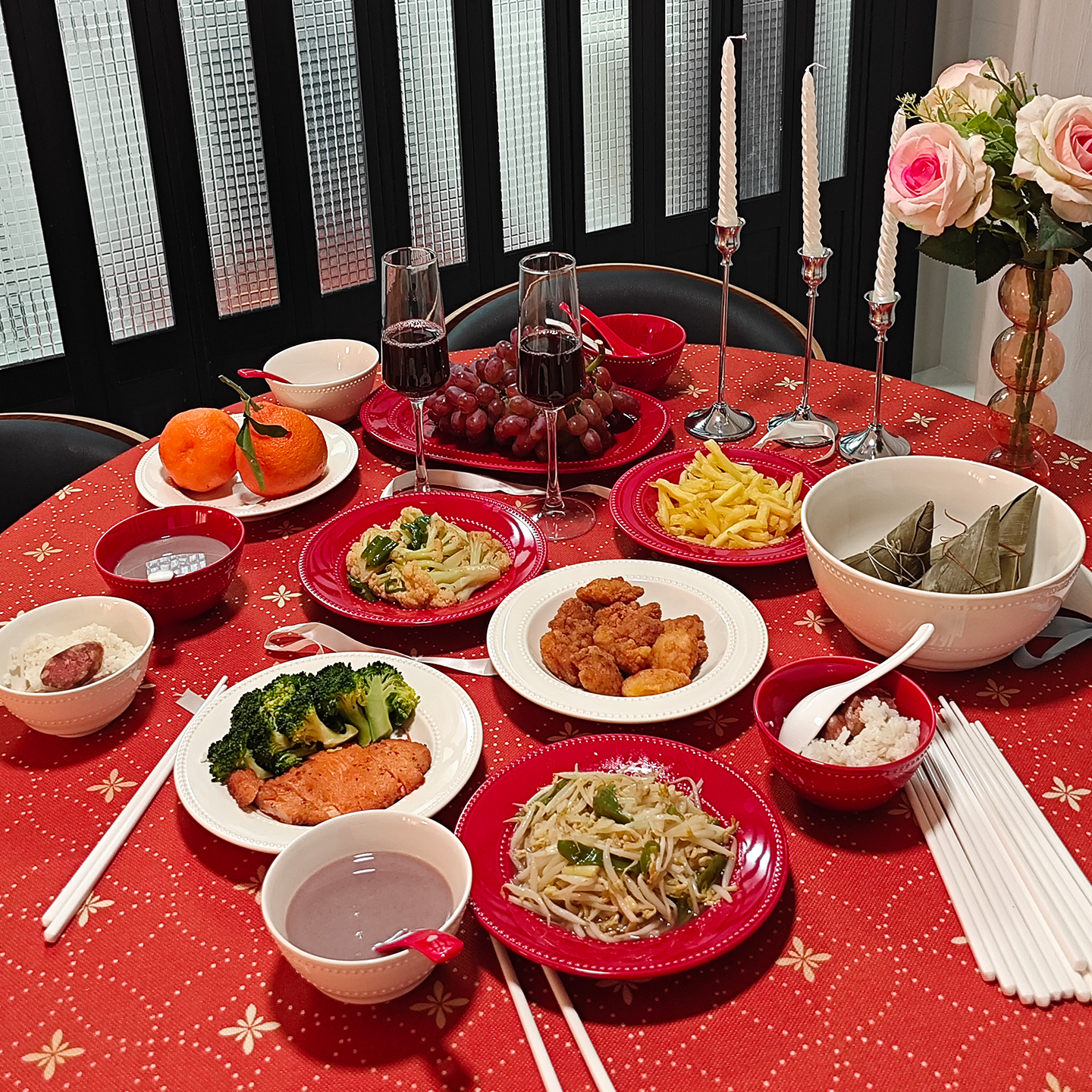 釉下彩新婚送礼结婚礼物餐具2026新款碗碟套装家用高颜值乔迁碗盘