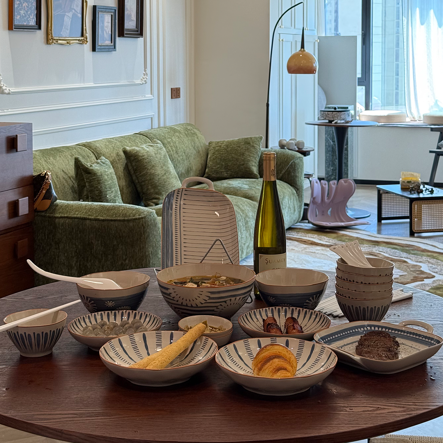 釉下彩2026新款碗盘碗碟套装家用日式陶瓷餐具碗盘乔迁新居礼物碗,餐饮具,碗,淘宝优惠券,粉丝福利购,淘宝优惠卷