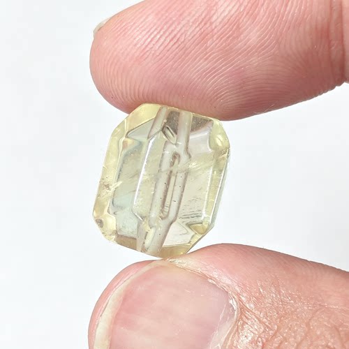 柠檬黄水晶随形珠子 天然水晶优化  DIY手工手链项链配件隔珠