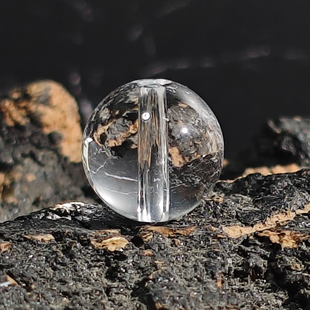 【新手入门 限购一颗】天然白水晶散珠 10mm DIY手链 含少许棉絮
