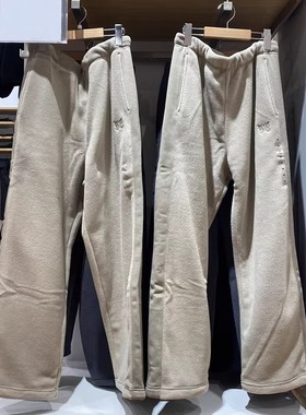 外贸原单合作款/男装女装摇粒绒长裤/休闲裤裤子25秋冬新款483979