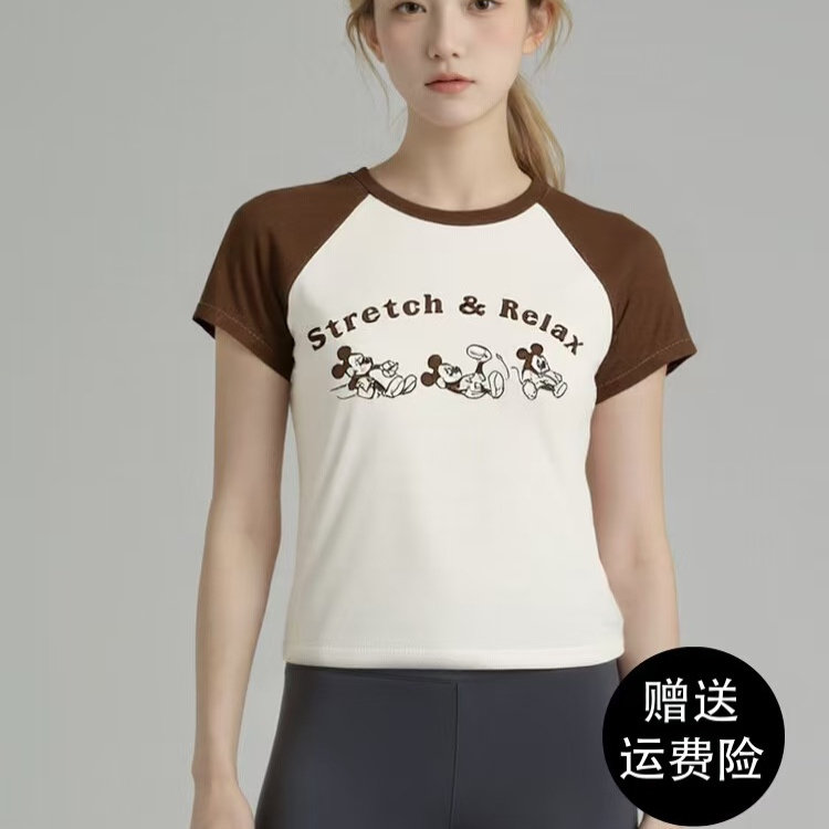 99！女装 Disney印花短袖T恤迪士尼米奇老鼠25春夏新款480833