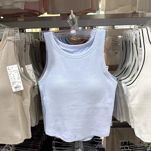 外贸原单 女装Bra短背心/加杯背心辣妹风带胸垫内搭477744 482197
