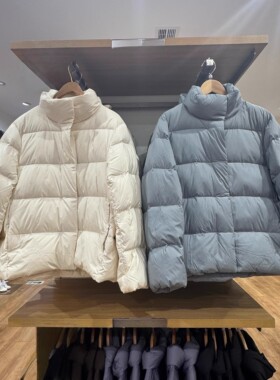 外贸原单 女装羽绒茄克/柔软面料外套夹克25秋冬新款479212