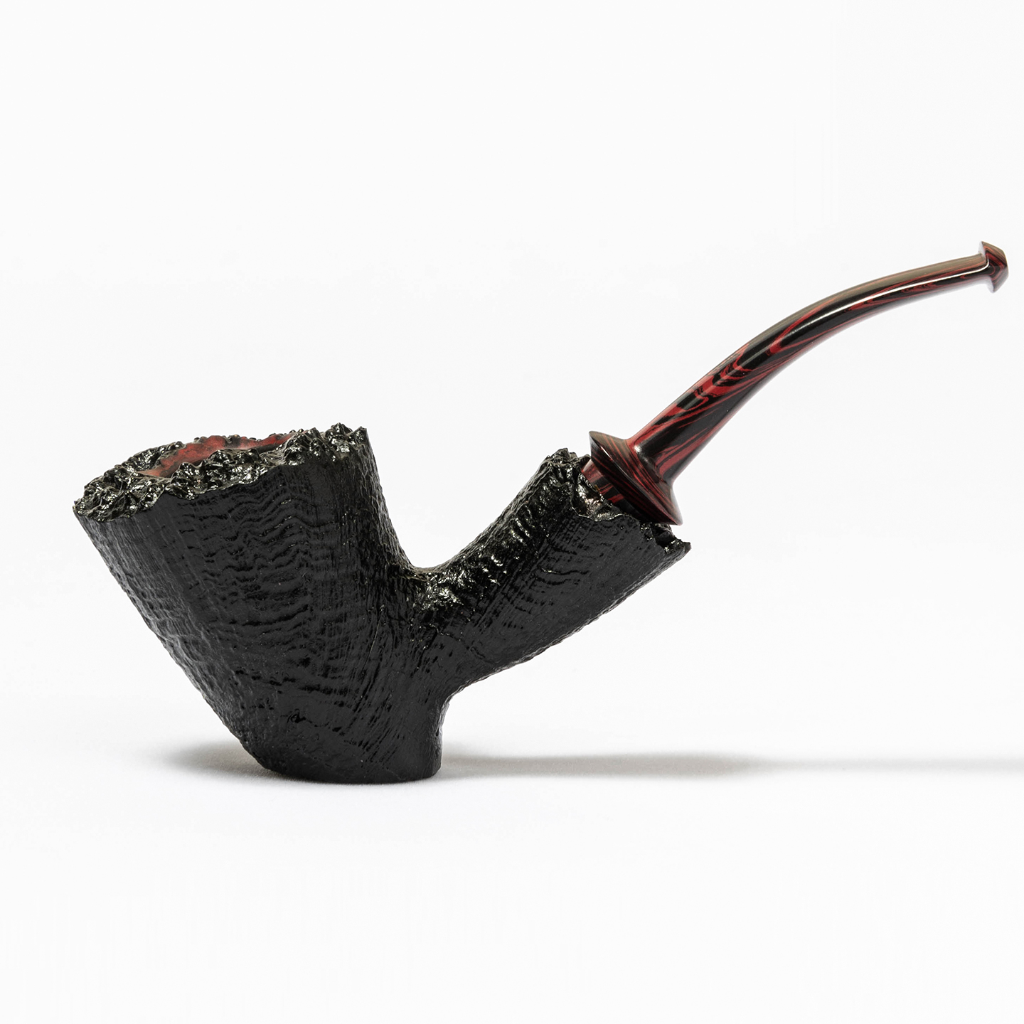 老狐狸手工烟斗西班牙进口石楠木3mm过滤烟道进口八花坎伯兰烟嘴