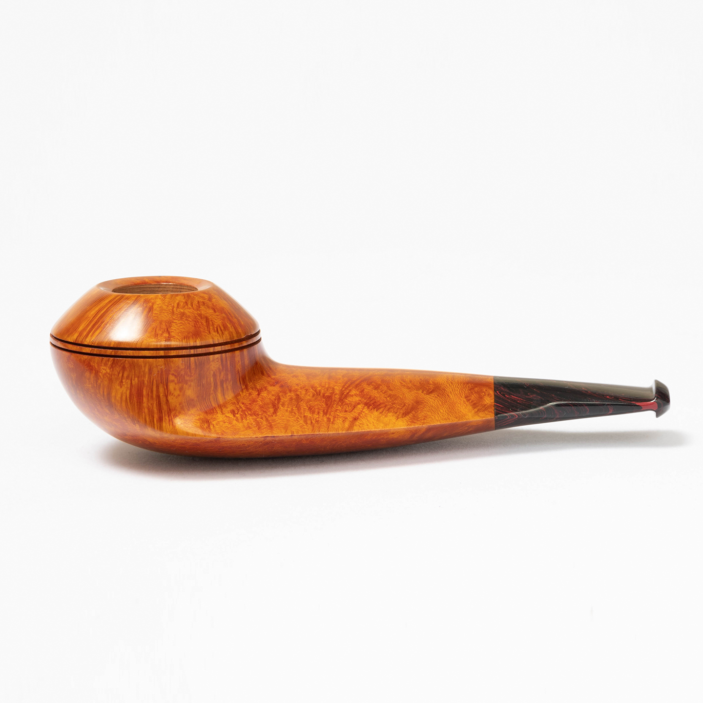 老狐狸新款光面手工烟斗西班牙进口石楠木3mm烟道八花坎伯兰烟嘴