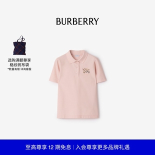 Polo 女装 马术骑士徽标格纹棉质 81159311 衫 新款 BURBERRY