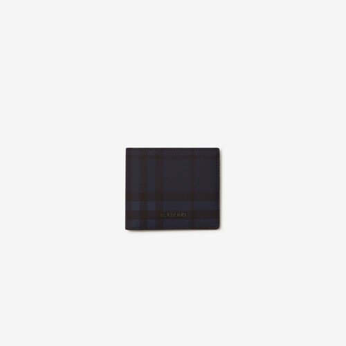 都市格纹双折钱夹BURBERRY