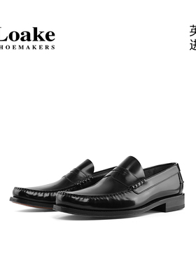 Loake英国进口时尚经典乐福鞋男士手工一脚蹬休闲皮鞋Princeton