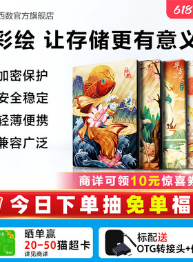 WD西数移动硬盘5t电脑外置外接机械大容量存储彩绘 生肖祥瑞篇