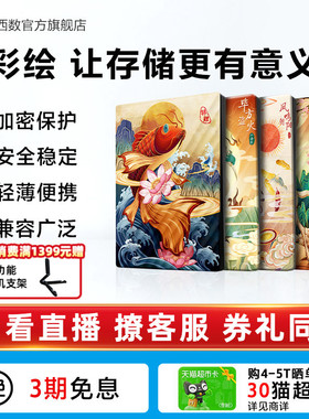 WD西数移动硬盘5t电脑外置外接机械大容量存储彩绘 生肖祥瑞篇