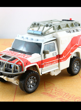 孩之宝玩具1变形金刚2救护车v航行家级07电影1版模型5正品3汽车人