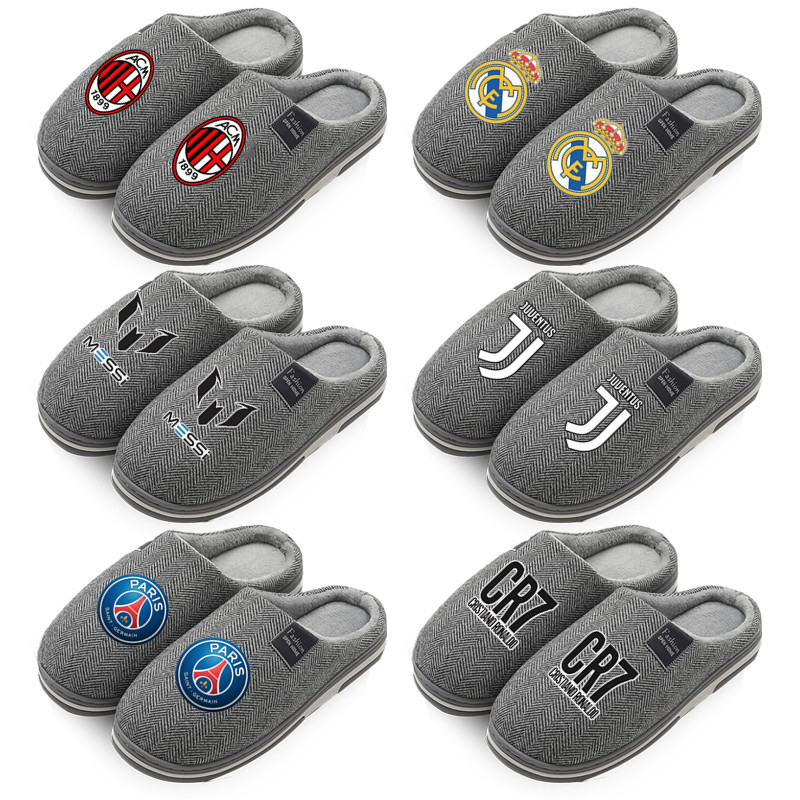 包头保暖时尚室内加绒棉拖鞋