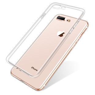 亮龙苹果7手机壳iphone8plus硅胶8p透明7p软壳i7防摔i8plus全包ip7七splus八ip8puls超薄tou简约8p软胶保护套