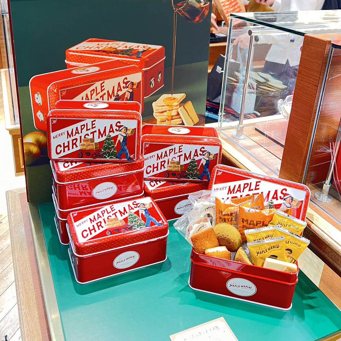 日本MAPLE MANIA枫糖男孩枫糖黄油夹心饼干年轮蛋糕礼盒装