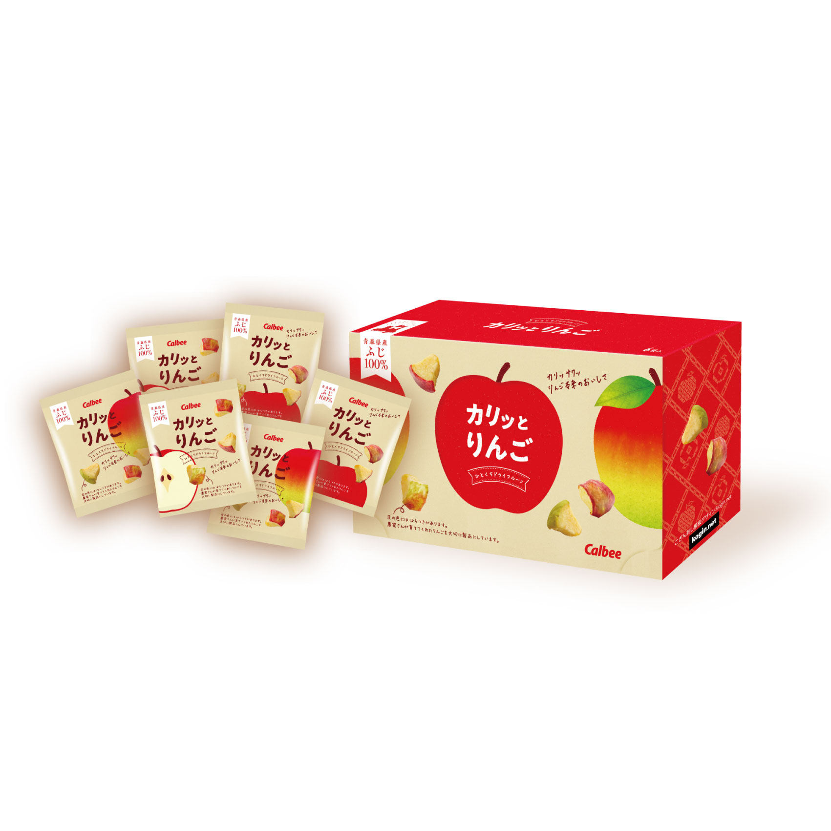 期间限定日本Calbee卡乐比富士苹果干/王林苹果干60克