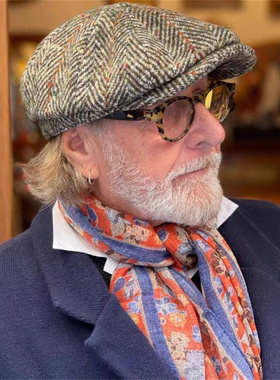 美国正品stetson小贝同款纯羊毛八角帽 进口复古报童帽男女款