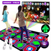 Máy tính HD TV đôi sử dụng ánh sáng đôi massage khiêu vũ mat không dây trò chơi somatosensory dày nhảy máy - Dance pad