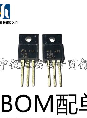 全新 FQPF4N80C FQPF4N80 TO-220F 4A/800V MOS场效应管