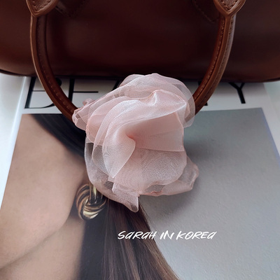 Sarah in Korea韩国 2025春夏超温柔花朵花瓣发圈发绳
