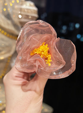 Sarah in Korea韩国 花朵家设计师款 仿真小花电线发圈发绳温柔