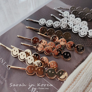 Korea韩国 好心情smile微笑迷你刘海发夹侧边刘海夹边夹 Sarah