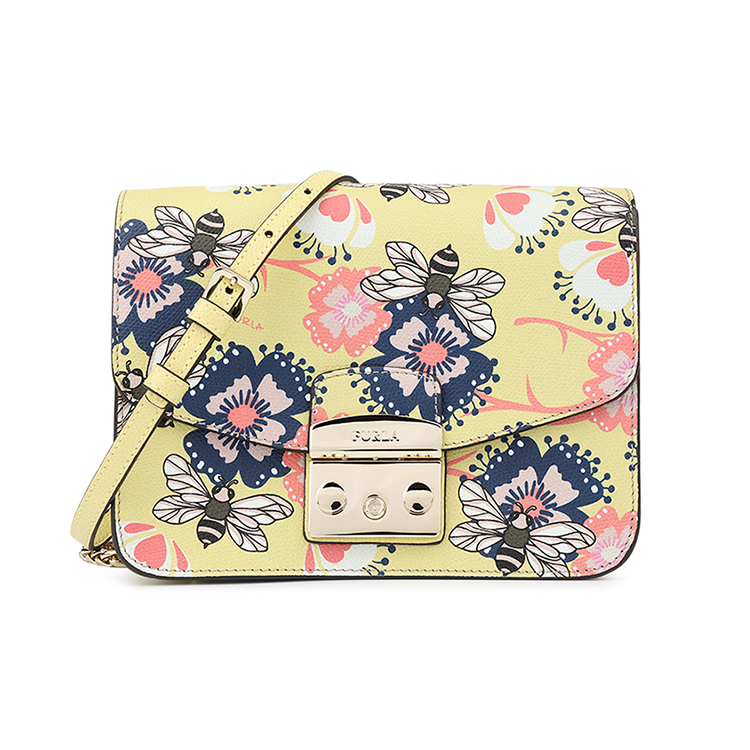 FURLA/ܽÀ´ºÏÄпîÓ¡»¨Í¼°¸Í¿Ñ»µ¥¼çб¿æ°üÁ´Ìõ°üÅ®°ü»¨É«BNF8