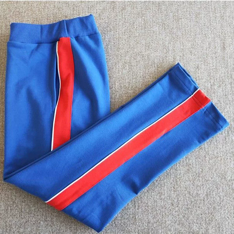 Blue uniform for students, trousers, custom-made