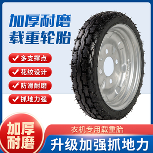 电动三轮车轮胎3.00-12实心胎4.00-8/4.50-12电动平板推车免充气