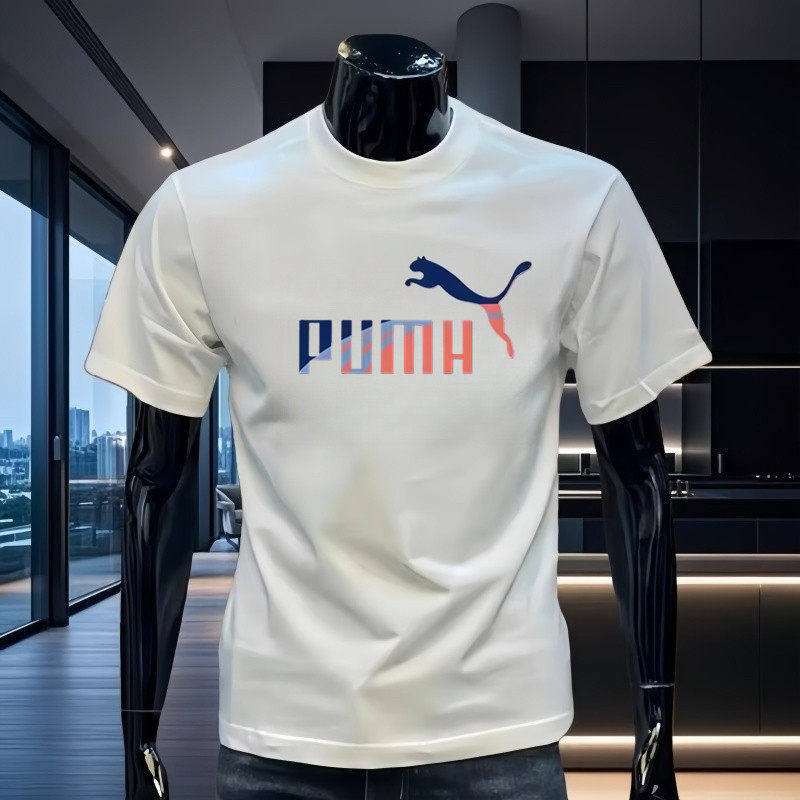 奥莱夏季新款重磅纯棉圆领短袖T恤男休闲百搭透气宽松半袖衫上衣